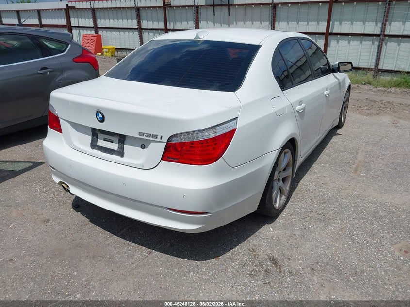 2008 BMW 5 series VIN WBANW13588CZ80795 IAAI salvage auction — MECHANICAL, Original (Texas), sold $325 on 2026-07-08 (photo 4)