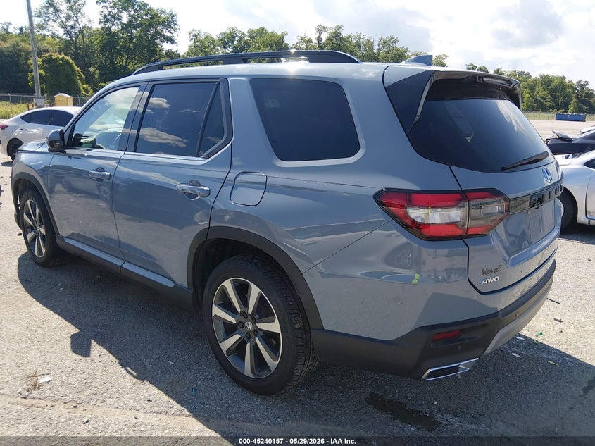 2024 Honda Pilot VIN 5FNYG1H73RB026032 IAAI salvage auction — FRONT END, Salvage (Louisiana), sold $9,100 on 2026-07-28 (photo 3)