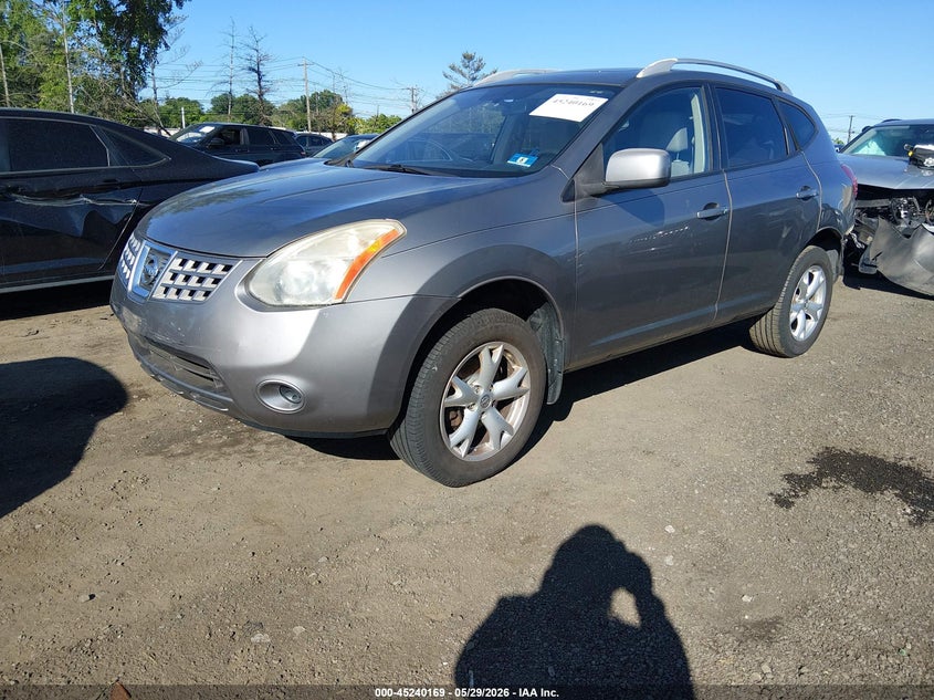 2009 Nissan Rogue VIN JN8AS58V09W193521 IAAI salvage auction — REAR END, Salvage (New Jersey), sold $25 on 2026-07-20 (photo 2)