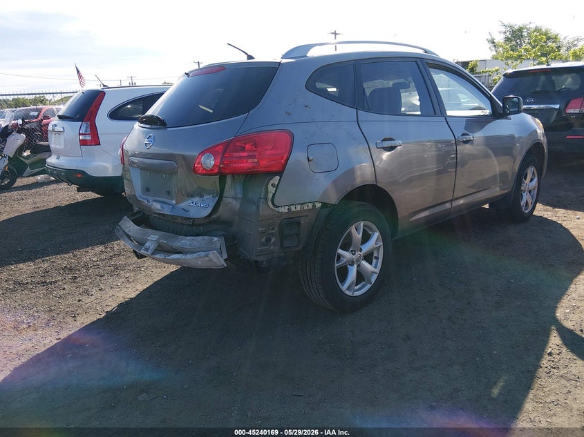 2009 Nissan Rogue VIN JN8AS58V09W193521 IAAI salvage auction — REAR END, Salvage (New Jersey), sold $25 on 2026-07-20 (photo 4)