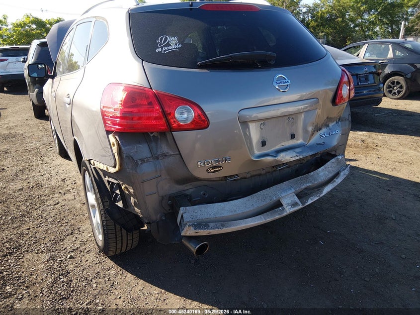 2009 Nissan Rogue VIN JN8AS58V09W193521 IAAI salvage auction — REAR END, Salvage (New Jersey), sold $25 on 2026-07-20 (photo 6)
