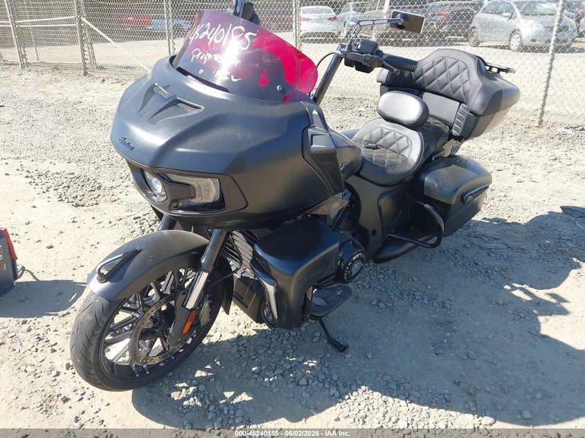 2023 Indian motorcycle co. Pursuit VIN 56KLDFRR3P3418951 IAAI salvage auction — SIDE, Salvage (Virginia), sold $11,400 on 2026-07-15 (photo 2)
