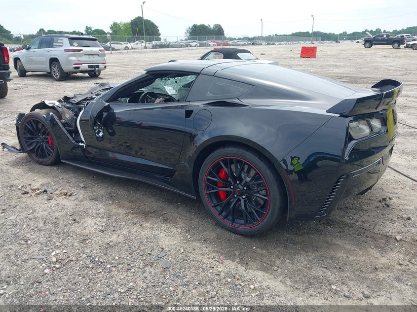 2018 Chevrolet Corvette VIN 1G1YT2D64J5600554 IAAI salvage auction — FRONT END, Salvage Title, sold $25,250 on 2026-07-09 (photo 3)
