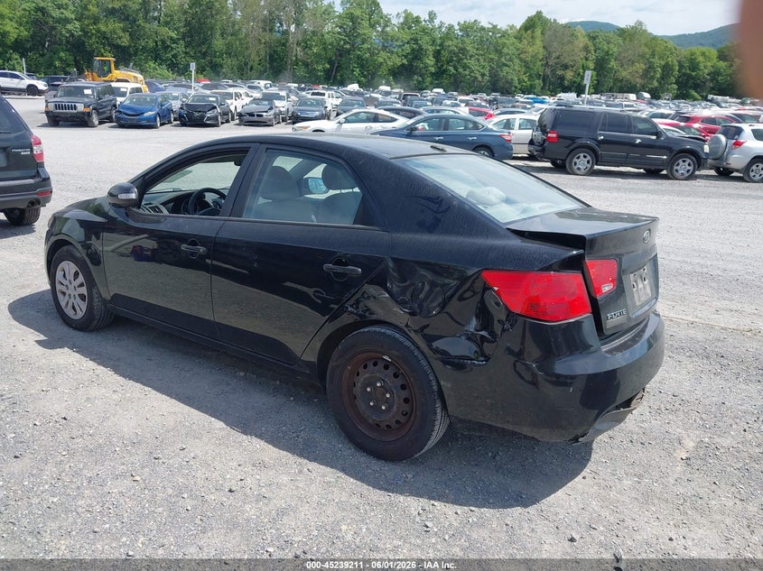 2010 Kia Forte VIN KNAFU4A28A5851471 IAAI salvage auction — REAR END, Clear (Virginia), sold $125 on 2026-07-07 (photo 3)