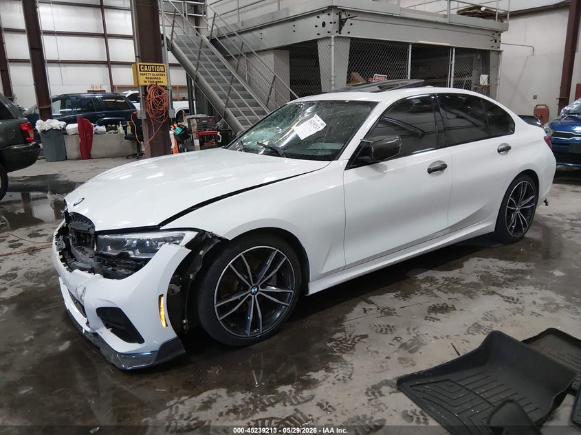 2020 BMW 3er VIN 3MW5R1J01L8B35639 IAAI salvage auction — FRONT END, Salvage (Idaho), sold $7,600 on 2026-07-31 (photo 2)