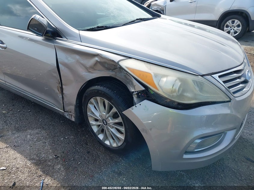 2012 Hyundai Azera VIN KMHFH4JG9CA143223 IAAI salvage auction — RIGHT FRONT, Salvage (Louisiana), sold $1,100 on 2026-07-21 (photo 6)