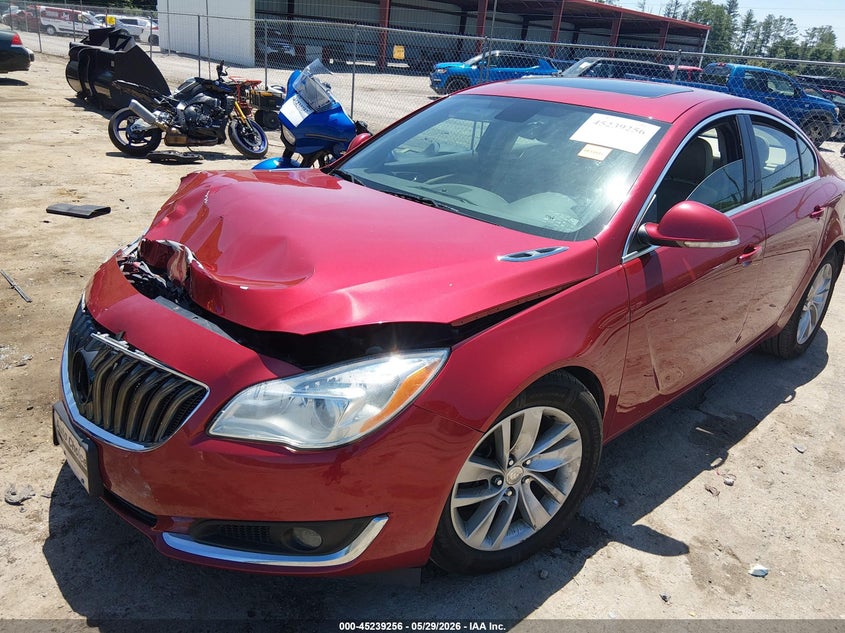 2015 Buick Regal VIN 2G4GK5EX7F9126507 IAAI salvage auction — FRONT END, Salvage (West Virginia), sold $1,125 on 2026-07-09 (photo 2)