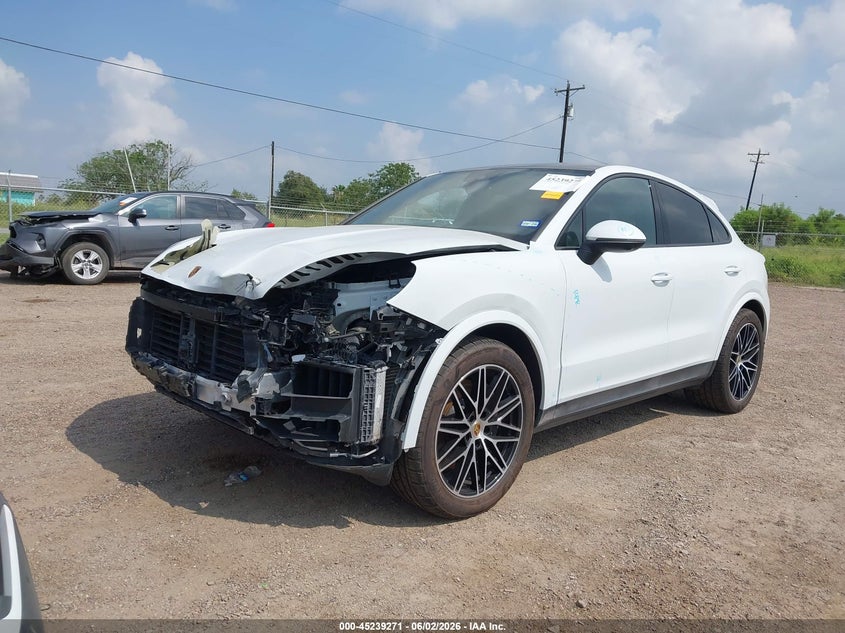 2024 Porsche Cayenne coupe VIN WP1BA2AY4RDA51026 IAAI salvage auction — FRONT END, Salvage Title, sold $40,750 on 2026-08-24 (photo 2)