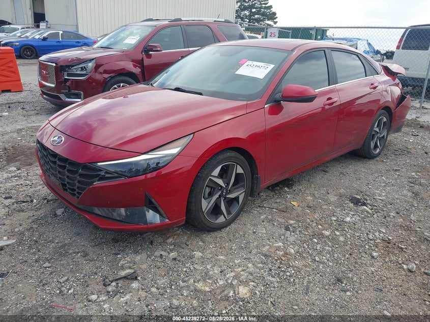 2023 Hyundai Elantra VIN KMHLN4AJ4PU056583 IAAI salvage auction — REAR END, Salvage Title, sold $4,150 on 2026-07-29 (photo 2)