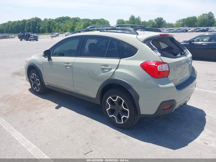 2014 Subaru Xv VIN JF2GPAVC1E8348502 IAAI salvage auction — REAR END, Salvage Title, sold $1,100 on 2026-07-17 (photo 3)
