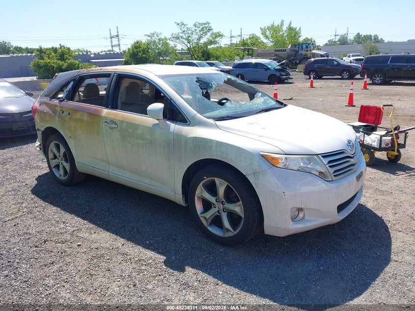 2011 Toyota Venza VIN 4T3ZK3BB5BU043488 IAAI salvage auction — EXTERIOR BURN, Mv-907A (New York), sold $1,550 on 2026-07-19 (photo 1)