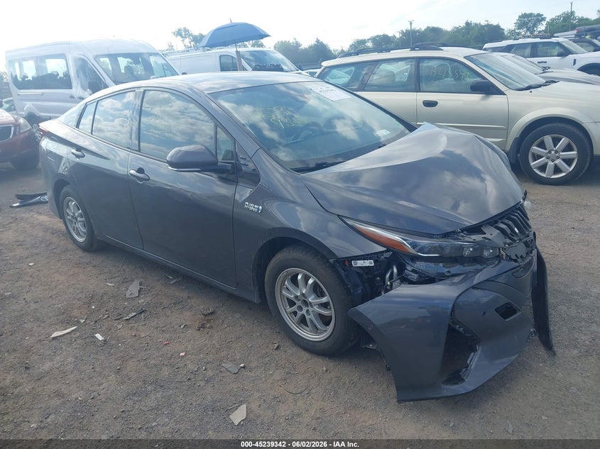 2020 Toyota Prius VIN JTDKARFP6L3126252 IAAI salvage auction — FRONT END, Salvage Title, sold $3,625 on 2026-07-14 (photo 1)