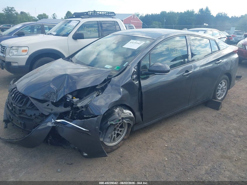 2020 Toyota Prius VIN JTDKARFP6L3126252 IAAI salvage auction — FRONT END, Salvage Title, sold $3,625 on 2026-07-14 (photo 2)