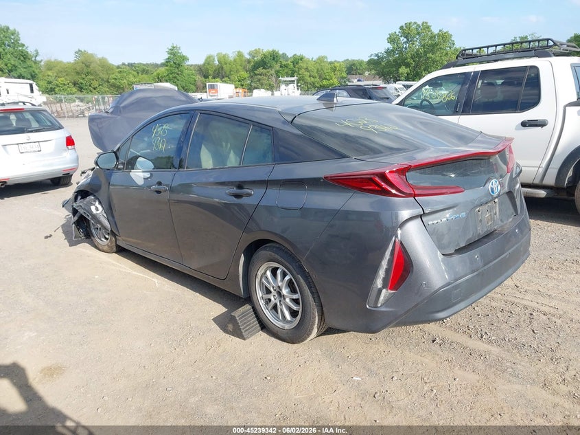 2020 Toyota Prius VIN JTDKARFP6L3126252 IAAI salvage auction — FRONT END, Salvage Title, sold $3,625 on 2026-07-14 (photo 3)