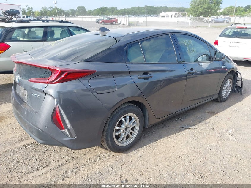 2020 Toyota Prius VIN JTDKARFP6L3126252 IAAI salvage auction — FRONT END, Salvage Title, sold $3,625 on 2026-07-14 (photo 4)