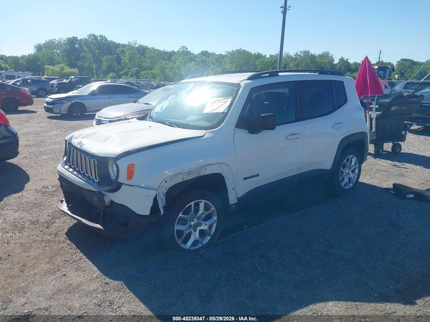 2018 Jeep Renegade VIN ZACCJBAB4JPJ49994 IAAI salvage auction — FRONT END, Salvage - Greater Than 75% (Maryland), sold $1,150 on 2026-08-11 (photo 2)