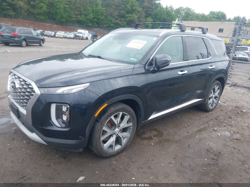 2021 Hyundai Palisade VIN KM8R4DHEXMU232201 IAAI salvage auction — NORMAL WEAR, Salvage Title, sold $7,050 on 2026-07-10 (photo 2)