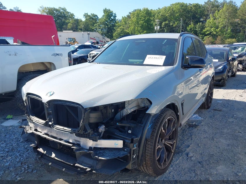 2022 BMW X3 m VIN 5YM13EC06N9J05060 IAAI salvage auction — FRONT END, Salvage (Idaho), sold $22,600 on 2026-07-21 (photo 2)