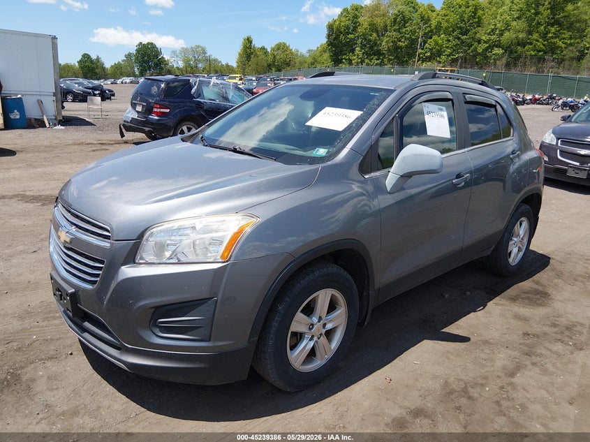 2015 Chevrolet Trax VIN KL7CJRSB5FB072321 IAAI salvage auction — REAR END, Salvage Title, sold $500 on 2026-07-21 (photo 2)