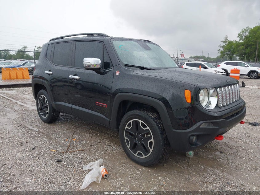 2017 Jeep Renegade VIN ZACCJBCB7HPG37380 IAAI salvage auction — HAIL, Salvage (Missouri), sold $4,700 on 2026-07-06 (photo 1)