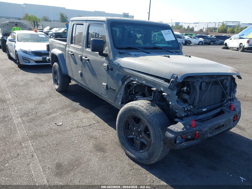 2021 Jeep Gladiator VIN 1C6JJTAM7ML587992 — IAAI salvage auction photo