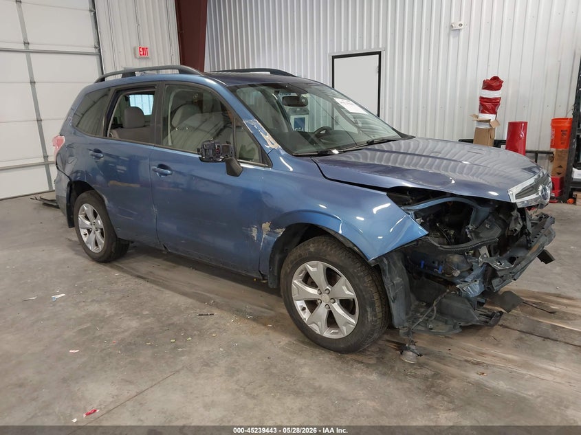 2016 Subaru Forester VIN JF2SJAFC4GH495197 IAAI salvage auction — FRONT END, Salvage Title, sold $550 on 2026-07-15 (photo 1)