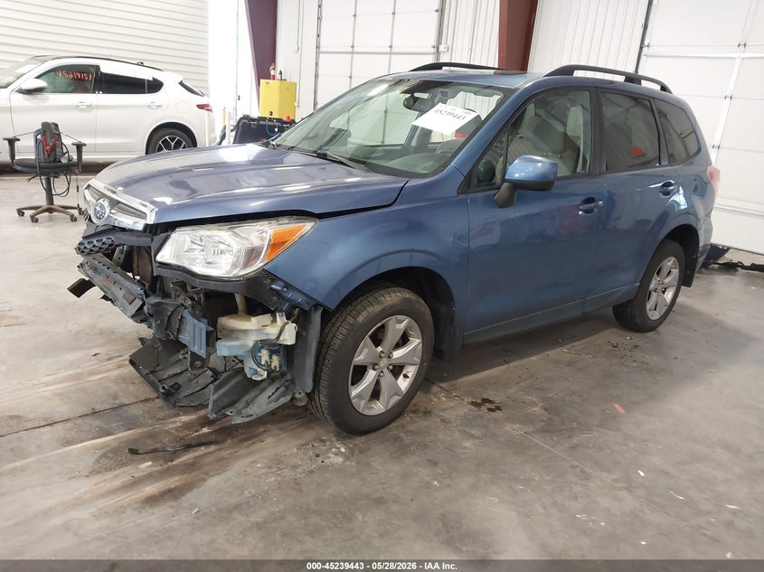 2016 Subaru Forester VIN JF2SJAFC4GH495197 IAAI salvage auction — FRONT END, Salvage Title, sold $550 on 2026-07-15 (photo 2)