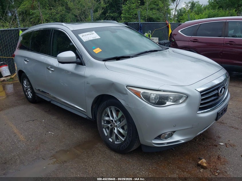 2015 Infiniti Qx60 VIN 5N1AL0MN2FC554614 IAAI salvage auction — RIGHT FRONT, Salvage Title, sold $1,600 on 2026-07-22 (photo 1)