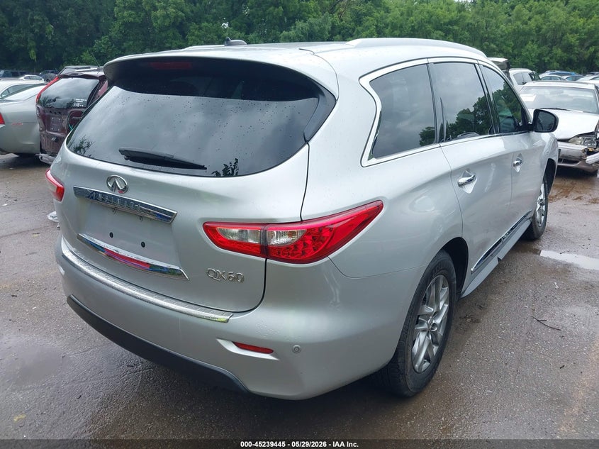 2015 Infiniti Qx60 VIN 5N1AL0MN2FC554614 IAAI salvage auction — RIGHT FRONT, Salvage Title, sold $1,600 on 2026-07-22 (photo 4)