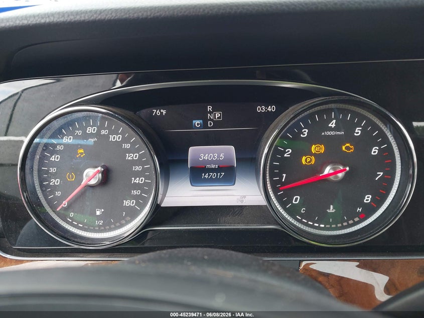 2018 Mercedes-benz E-klasse VIN WDDZF4JB4JA310800 IAAI salvage auction — REAR END, Original (Texas), sold $7,000 on 2026-08-18 (photo 7)