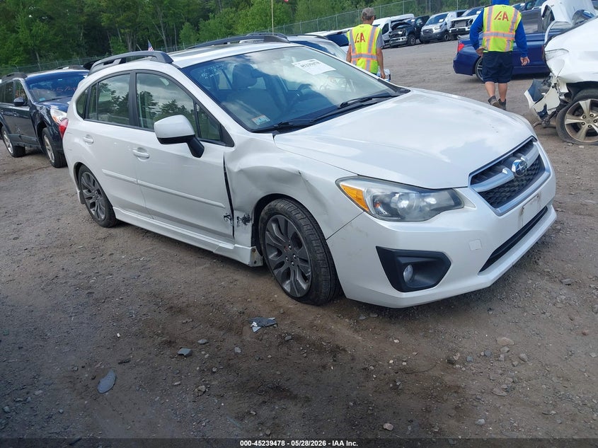 2013 Subaru Impreza VIN JF1GPAS65D2822990 IAAI salvage auction — RIGHT FRONT, Salvage (Massachusetts), sold $375 on 2026-07-31 (photo 3)