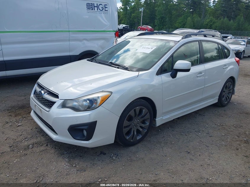 2013 Subaru Impreza VIN JF1GPAS65D2822990 IAAI salvage auction — RIGHT FRONT, Salvage (Massachusetts), sold $375 on 2026-07-31 (photo 4)