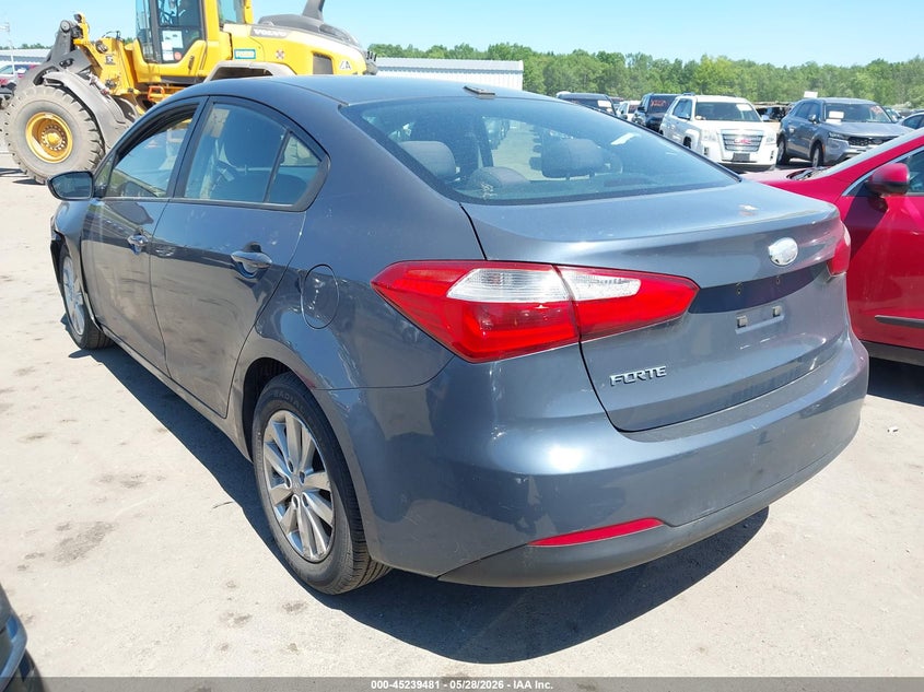 2014 Kia Forte VIN KNAFX4A67E5135368 IAAI salvage auction — LEFT FRONT, Original (Ohio), sold $350 on 2026-07-14 (photo 3)