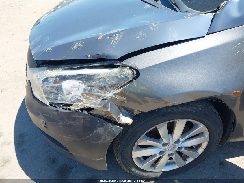2014 Kia Forte VIN KNAFX4A67E5135368 IAAI salvage auction — LEFT FRONT, Original (Ohio), sold $350 on 2026-07-14 (photo 6)