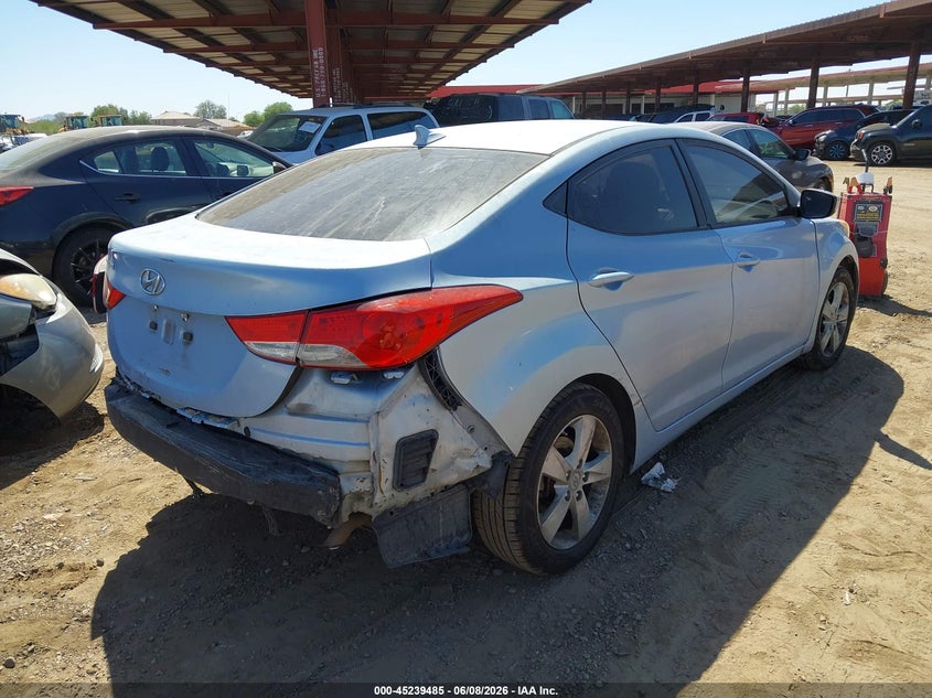 2013 Hyundai Elantra VIN KMHDH4AE3DU738784 IAAI salvage auction — LEFT SIDE, Salvage Title, sold $425 on 2026-07-21 (photo 4)