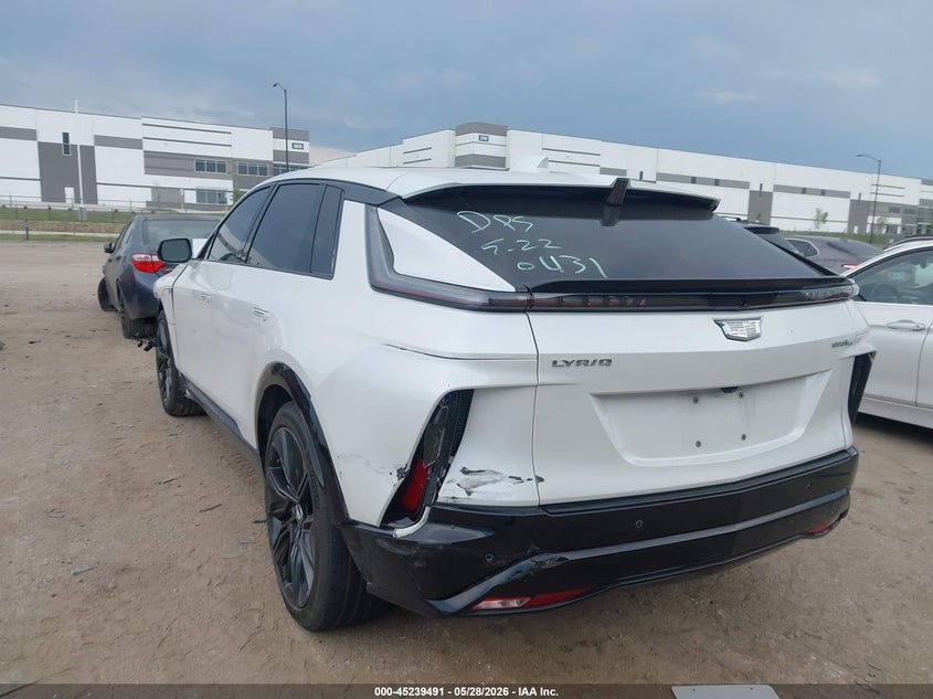 2024 Cadillac Lyriq VIN 1GYKPWRL6RZ110431 IAAI salvage auction — FRONT END, Salvage (Texas), sold $7,500 on 2026-08-13 (photo 3)