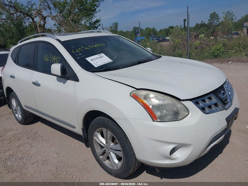 2012 Nissan Rogue VIN JN8AS5MT8CW250298 IAAI salvage auction — HAIL, Salvage Title, sold $825 on 2026-07-07 (photo 1)
