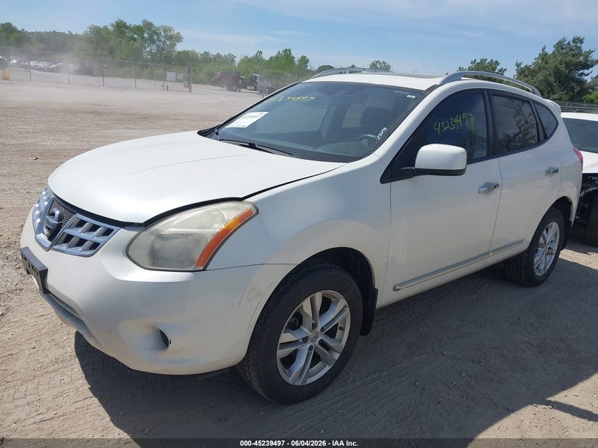 2012 Nissan Rogue VIN JN8AS5MT8CW250298 IAAI salvage auction — HAIL, Salvage Title, sold $825 on 2026-07-07 (photo 2)