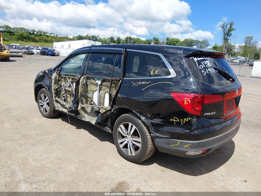 2017 Honda Pilot VIN 5FNYF6H75HB006086 IAAI salvage auction — SIDE, Salvage (New Jersey), sold $1,900 on 2026-07-24 (photo 3)