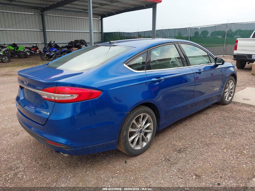 2017 Ford Fusion VIN 3FA6P0UU0HR345114 IAAI salvage auction — NORMAL WEAR, Sf97 (South Dakota), sold $9,300 on 2026-09-03 (photo 4)
