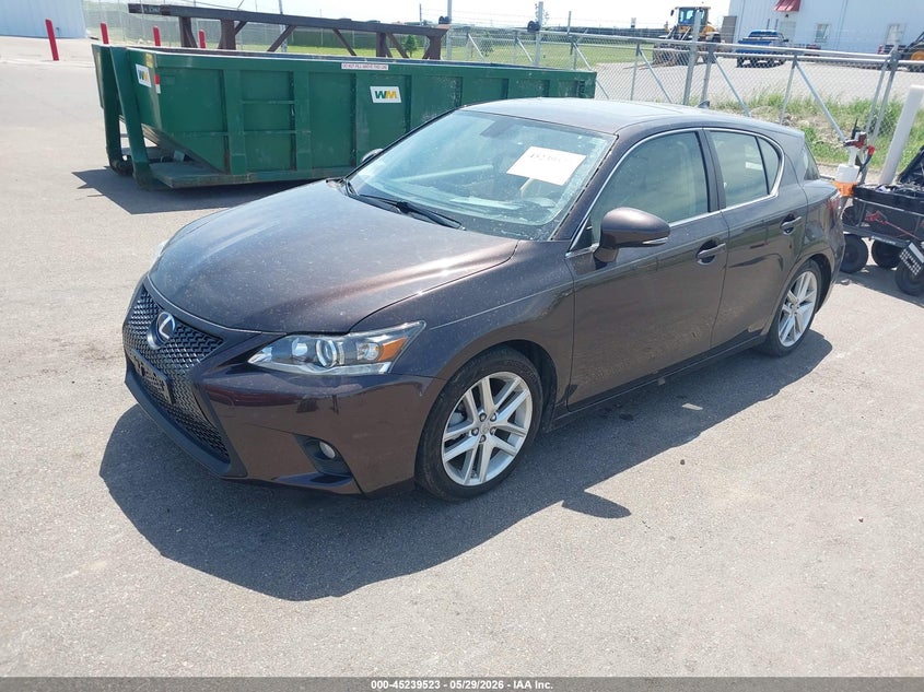 2014 Lexus Ct VIN JTHKD5BHXE2194382 IAAI salvage auction — ROOF, Salvage (Minnesota), sold $4,100 on 2026-07-13 (photo 2)