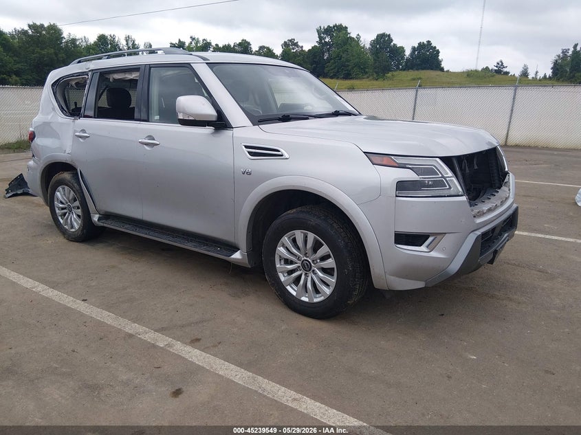 2021 Nissan Armada VIN JN8AY2AD6M9661726 IAAI salvage auction — REAR END, Salvage (Mississippi), sold $5,400 on 2026-07-24 (photo 1)