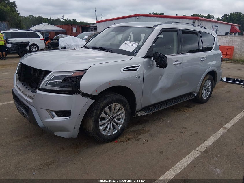 2021 Nissan Armada VIN JN8AY2AD6M9661726 IAAI salvage auction — REAR END, Salvage (Mississippi), sold $5,400 on 2026-07-24 (photo 2)