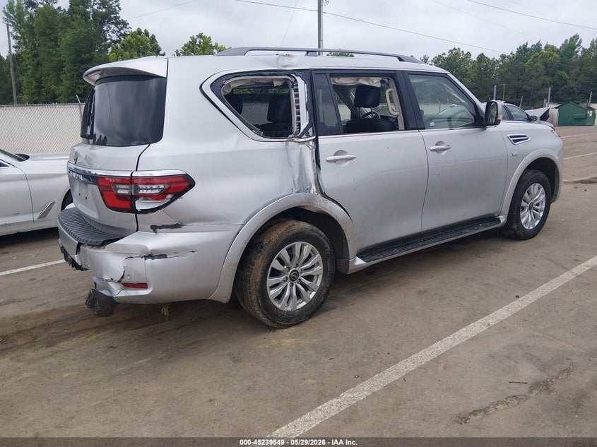 2021 Nissan Armada VIN JN8AY2AD6M9661726 IAAI salvage auction — REAR END, Salvage (Mississippi), sold $5,400 on 2026-07-24 (photo 6)