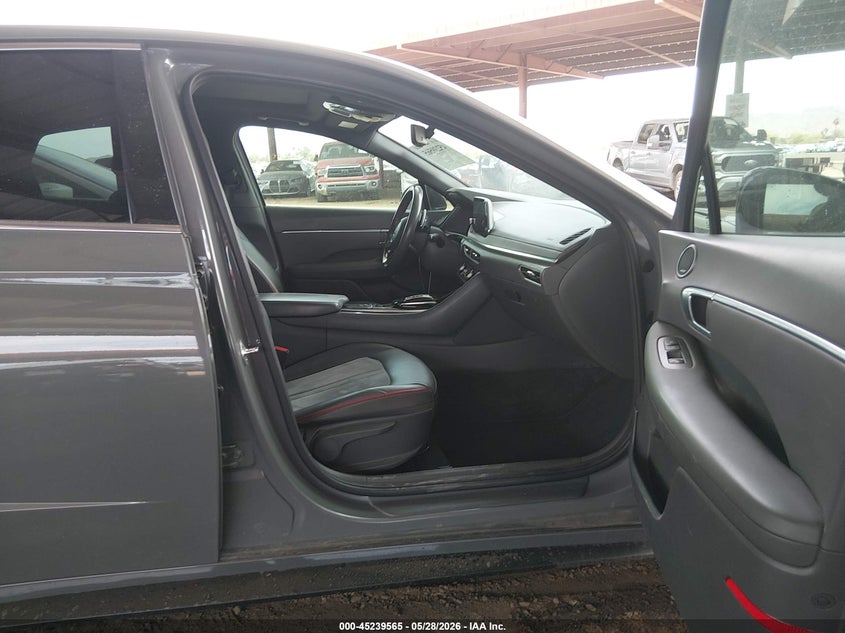 2021 Hyundai Sonata VIN 5NPEJ4J2XMH081205 IAAI salvage auction — LEFT REAR, Salvage Title, sold $5,150 on 2026-07-07 (photo 5)