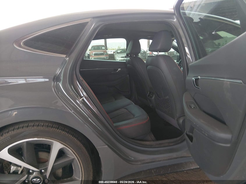 2021 Hyundai Sonata VIN 5NPEJ4J2XMH081205 IAAI salvage auction — LEFT REAR, Salvage Title, sold $5,150 on 2026-07-07 (photo 8)