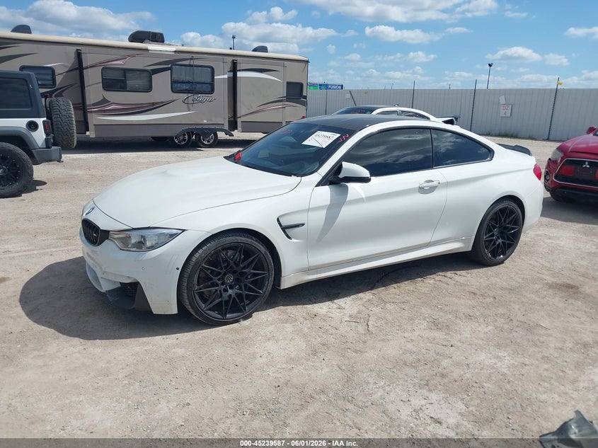 2017 BMW M4 VIN WBS3R9C33HA014356 IAAI salvage auction — MECHANICAL, Salvage Title, sold $11,100 on 2026-07-22 (photo 2)