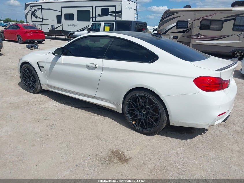 2017 BMW M4 VIN WBS3R9C33HA014356 IAAI salvage auction — WATER/FLOOD, Salvage Title, sold $17,300 on 2026-07-29 (photo 3)