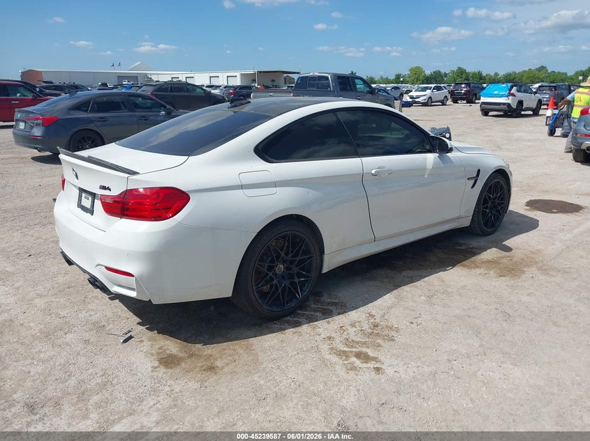 2017 BMW M4 VIN WBS3R9C33HA014356 IAAI salvage auction — MECHANICAL, Salvage Title, sold $17,300 on 2026-07-22 (photo 4)