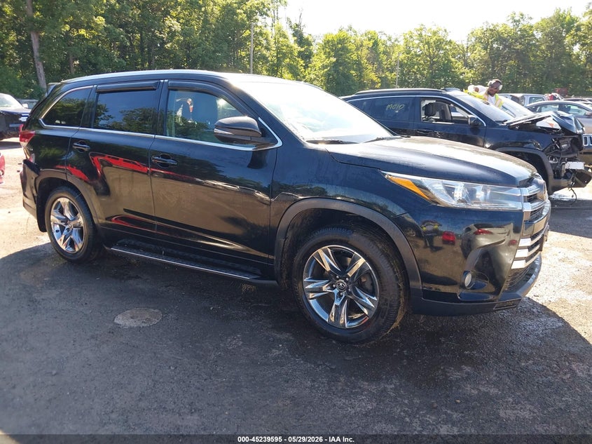 2018 Toyota Highlander VIN 5TDDZRFH1JS871223 IAAI salvage auction — LEFT SIDE, Salvage - Greater Than 75% (Maryland), sold $8,700 on 2026-07-15 (photo 1)